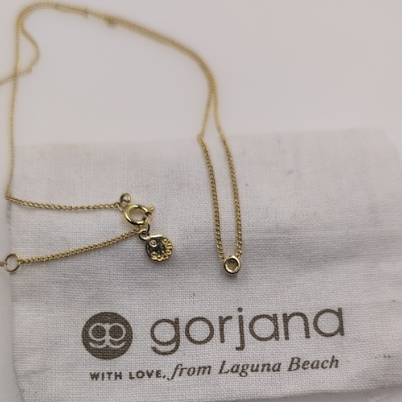 Gorjana Jewelry - Gorjana Delicate Wilder Initial "O" Goldtone Necklace A9